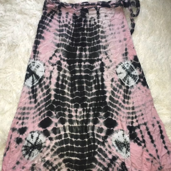Neelam Tie Dye Wrap Skirt OS One Size - Picture 4 of 8